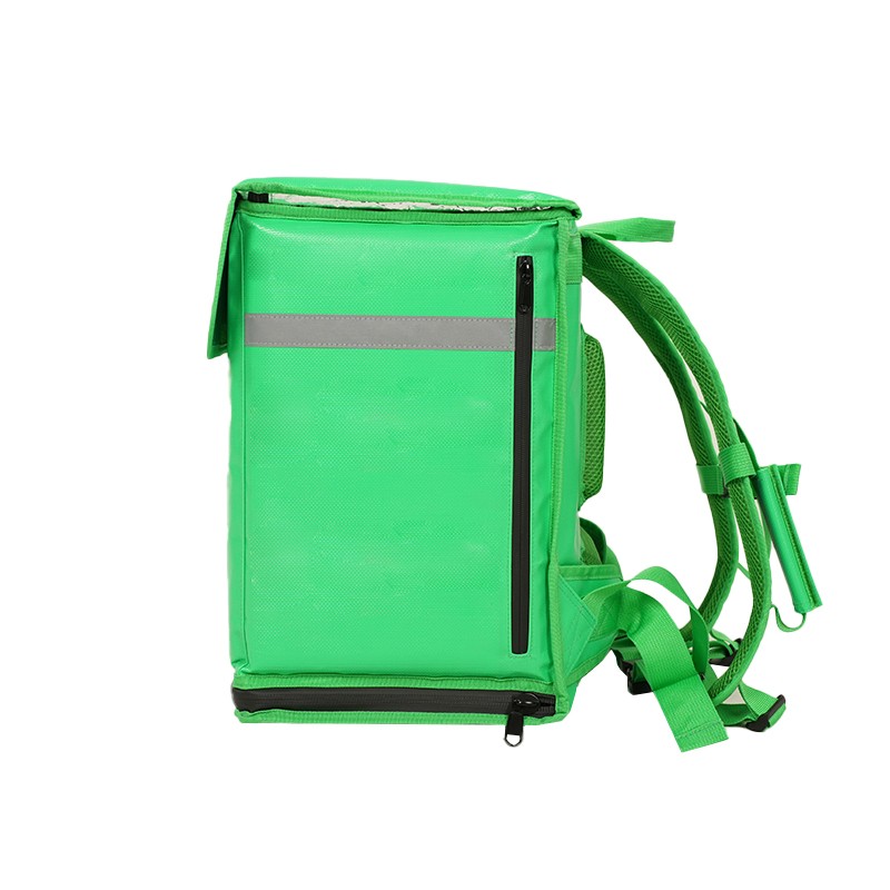 top-opening food delivery bag, side zipper food delivery bag, bottom zipper insulated food delivery bag, multi-access courier food delivery bag, thermal food delivery bag backpack, rider food carrier food delivery bag