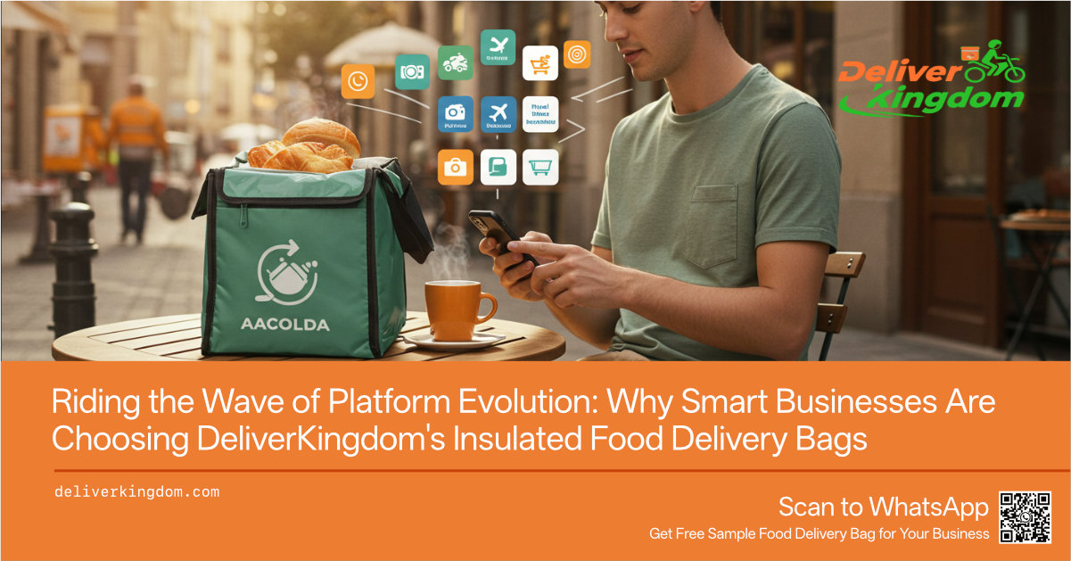 Cavalcando l'onda dell'evoluzione delle piattaforme: perché le aziende intelligenti scelgono le borse termiche per la consegna di cibo di DeliverKingdom