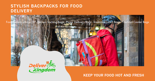 Caldo o freddo: borse versatili per la consegna di cibo da asporto DeliverKingdom
        