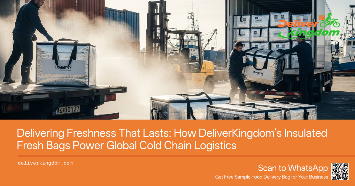 Freschezza che dura: come le borse termiche per alimenti di DeliverKingdom potenziano la logistica della catena del freddo globale