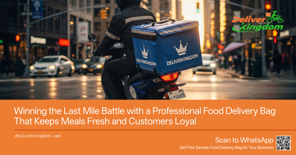 Vincere la battaglia dell'ultimo miglio con una borsa professionale per la consegna di cibo che mantiene i pasti freschi e i clienti fedeli