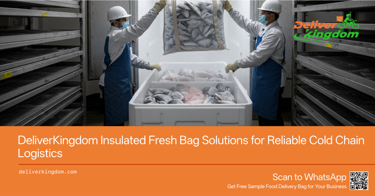 Soluzioni DeliverKingdom per sacchetti freschi isolati per una logistica affidabile della catena del freddo