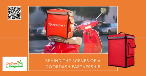 Dietro le quinte di una partnership con DoorDash: scegliere DeliverKingdom per le borse per la consegna del cibo