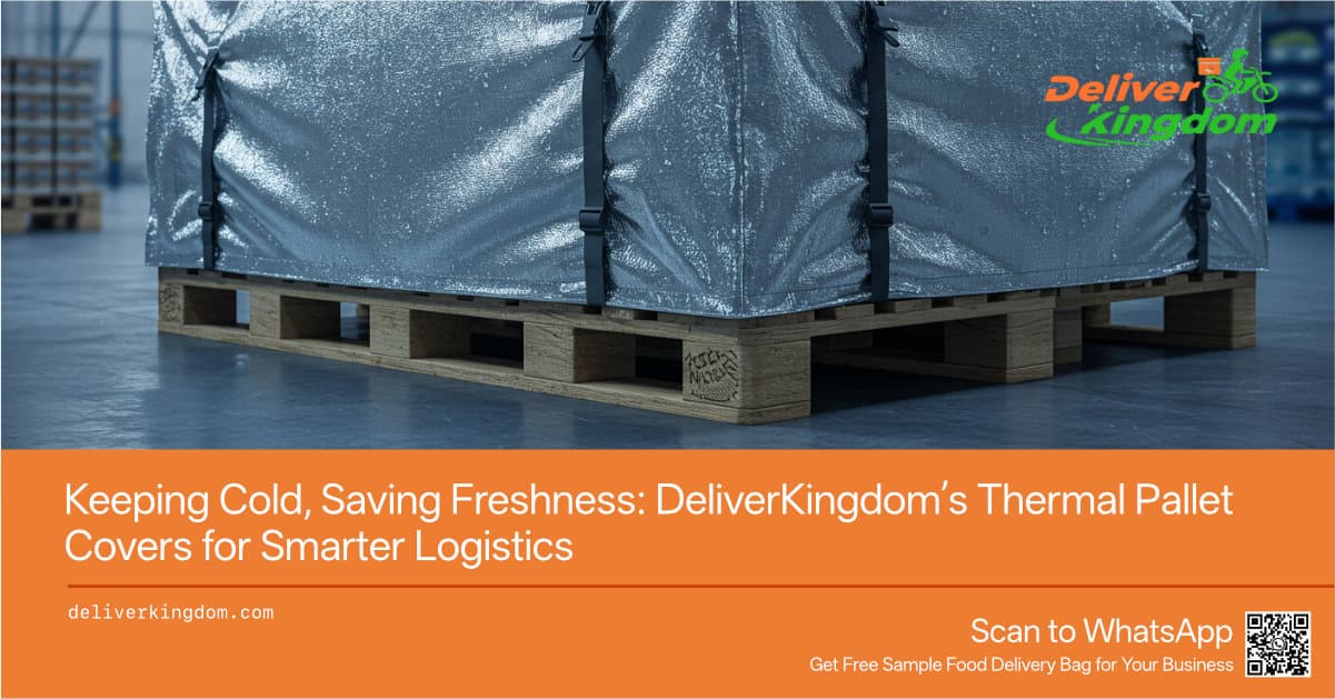 Mantenere il freddo, preservare la freschezza: le coperture termiche per pallet di DeliverKingdom per una logistica più intelligente