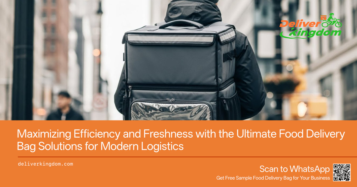 Massimizzare l'efficienza e la freschezza con le migliori soluzioni di borse per la consegna di cibo per la logistica moderna